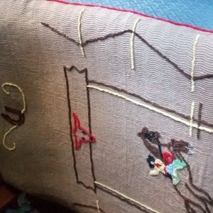 Vintage 1960's bed set and rug